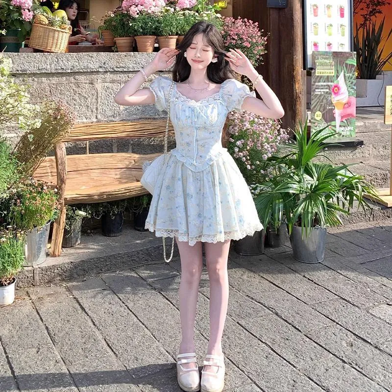 Peaches Peaches Short Sleeved Dress Women's-12