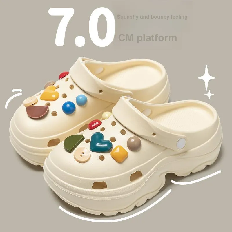 Love Of Wormwood Summer Slip Resistant Students' Eva Squashy And Bouncy Feeling Closed Toe Dormitory Home Slippers-27