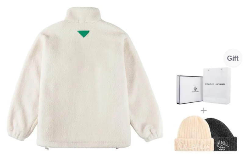 Charlie Luciano Jacket Unisex White-1