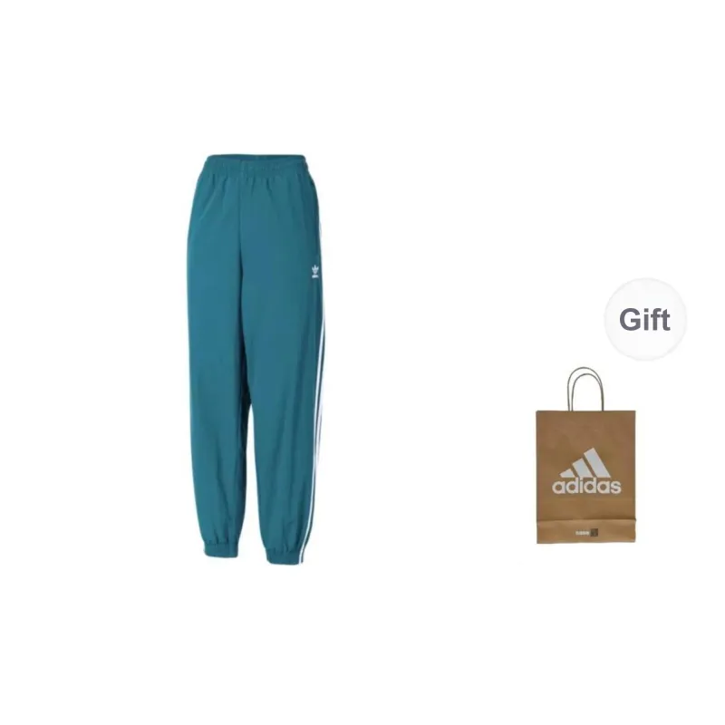 Adidas Knitted Sports Pants Men's Blue-0