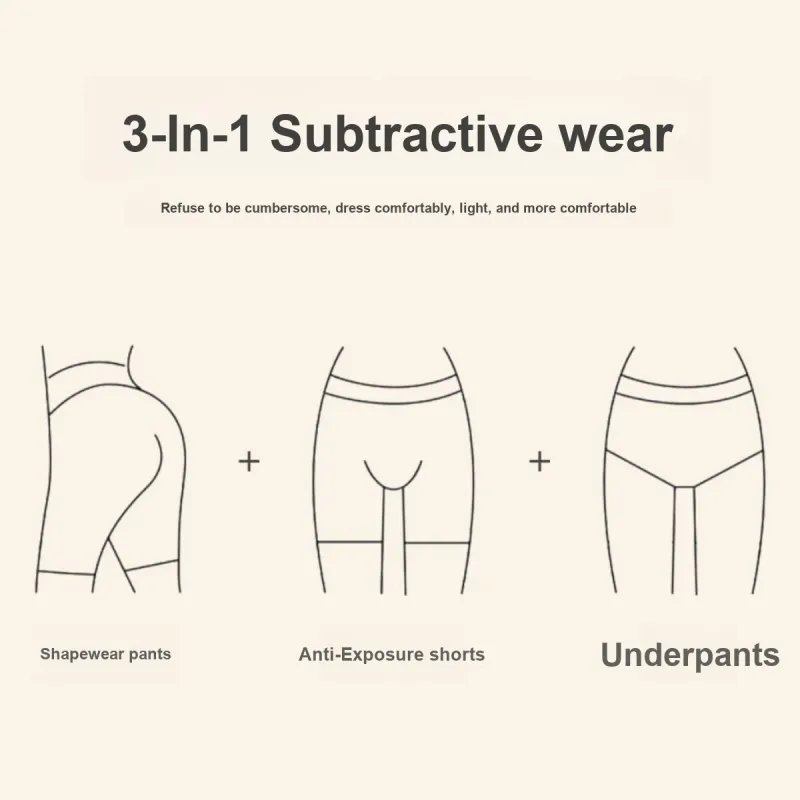H YXIANG Shapewear Bottom Unisex-12