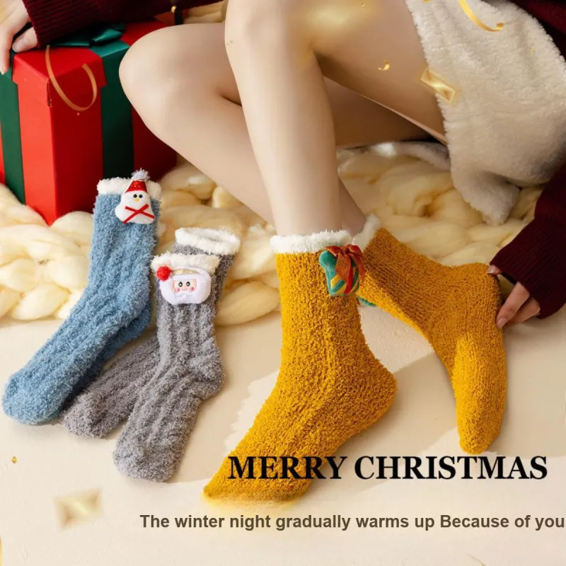 Yalu Mid Calf Socks Women's 3 Pack-9