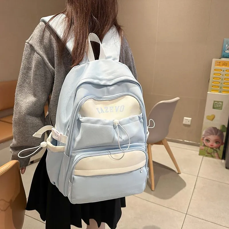 DCLOUD Nylon Backpack Regular Unisex Multicolor-5