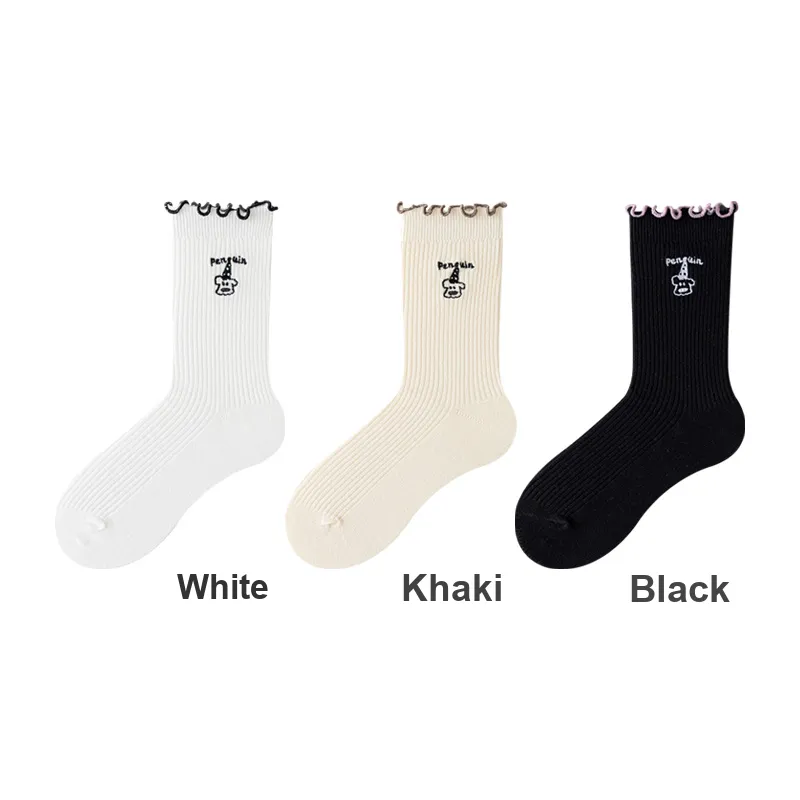 H YXIANG Mid Calf Socks Women's Combo Set-7