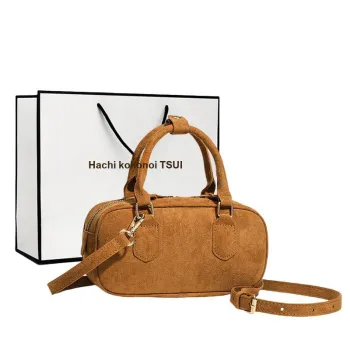 OCTSUI PU One Shoulder Handbags Women's Brown