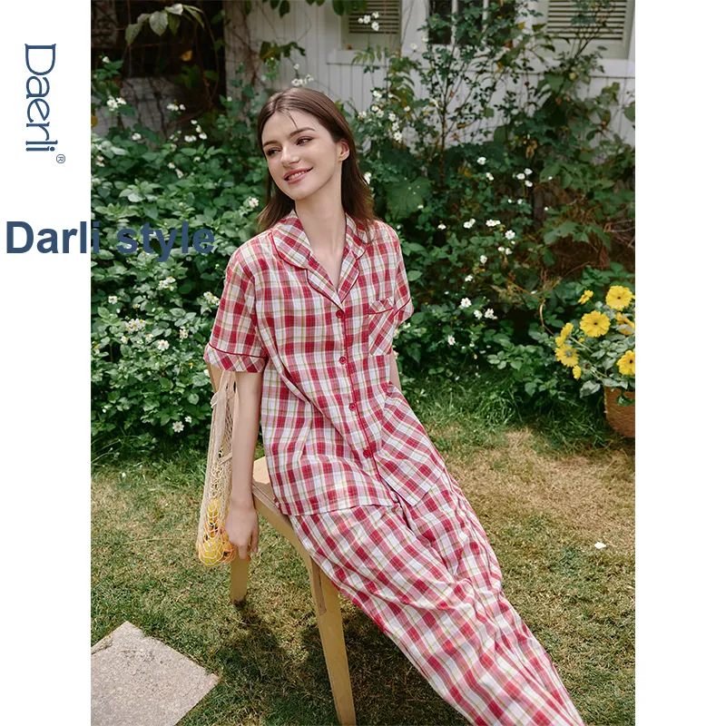 DAERLI Pajama Set Women's Image Color-1