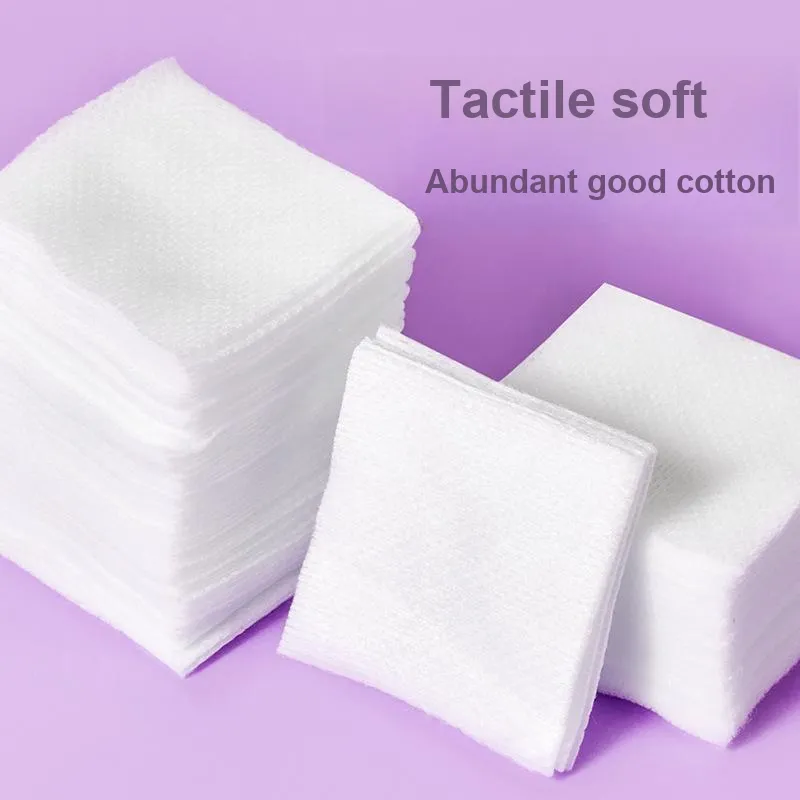 GECOMO Hydrating Adherent Facial Cotton Pads For Makeup Removal Ultra Thin Style Makeup Tools-2