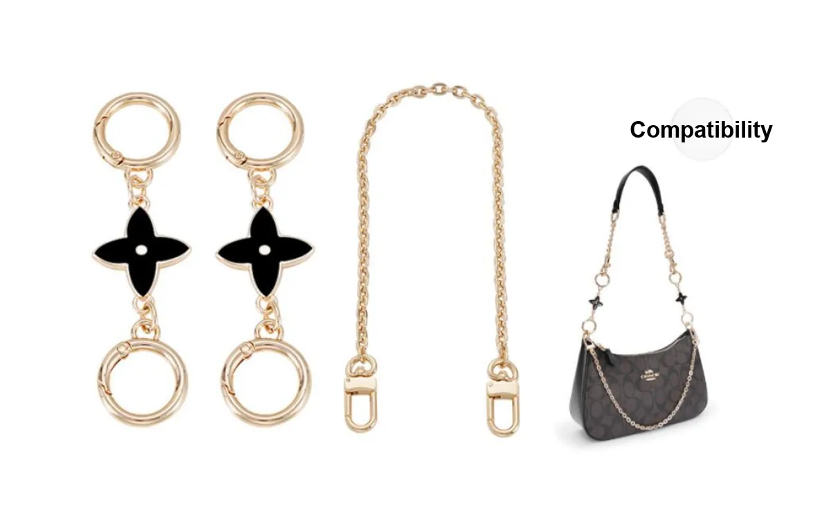 Alloy Bag Accessories Women's Gold-Tone