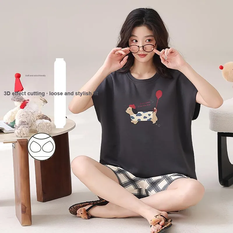 Pretty lady Women's Pajama Sets-3