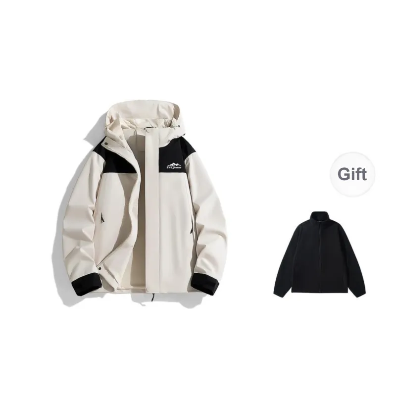 Yiwen Water Resistant Windproof Breathable Warm Windbreaker Jacket Unisex-24