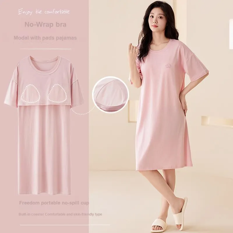 YUZHAOLIN Women's Nightgowns-2