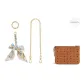 [Style 2]Bowknot Decoration+Straight Gold Chain 40cm+Modified Loop