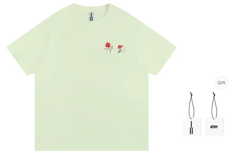 Atry Flower Body LOGO Series T Shirt Unisex-9