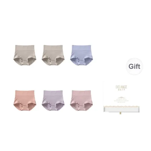 XIA.WA.ZHI.XIU Underpants Women's Box 6 Pack