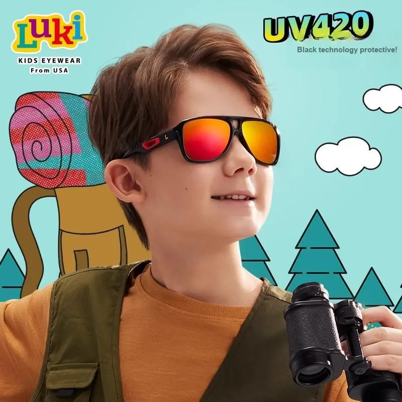 LUKI TR/Memory Plastic Aviator Sunglasses Kids'-2