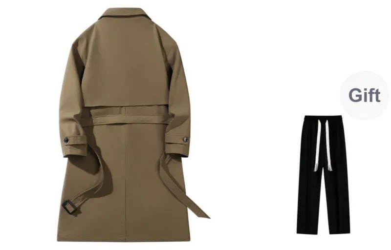 LA'T.WEEKEND Trench Coat Fall Unisex-34