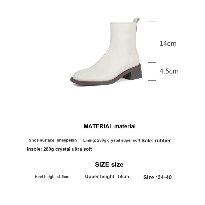 D:FUSE SCANDINAVIA Ankle Boots 4.5cm Women's-21