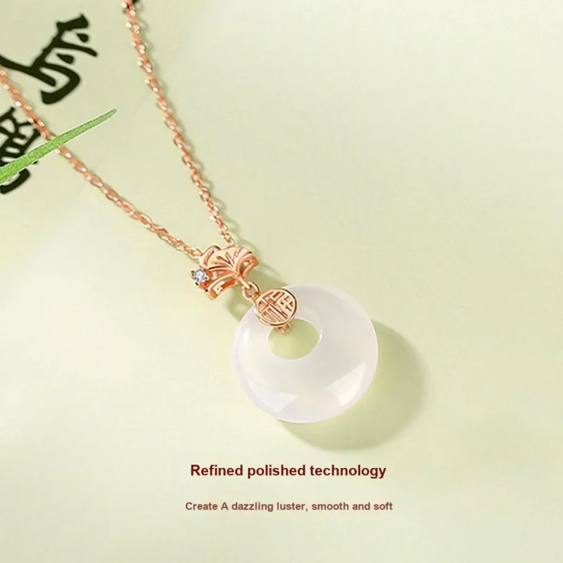 Master Kim Chalcedony Necklaces Unisex-3