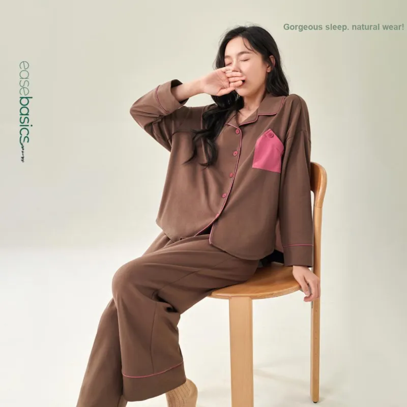 Aannsfam Pajama Set Women's Acorn Umber-1