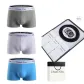 [9053 Genuine Leather Belt]+100% cotton[Gray+Light Blue+White]Box 3 Pack