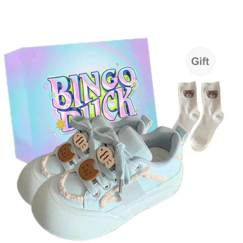 BINGO DUCK Skateboard Shoes Women's-2