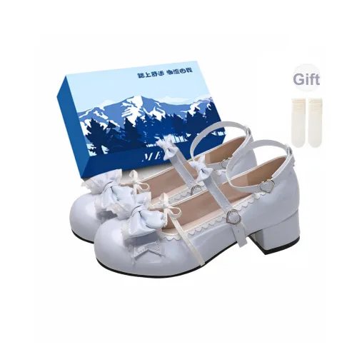 Fawn Miri Грубый каблук Туфли Мэри Джейн Женские