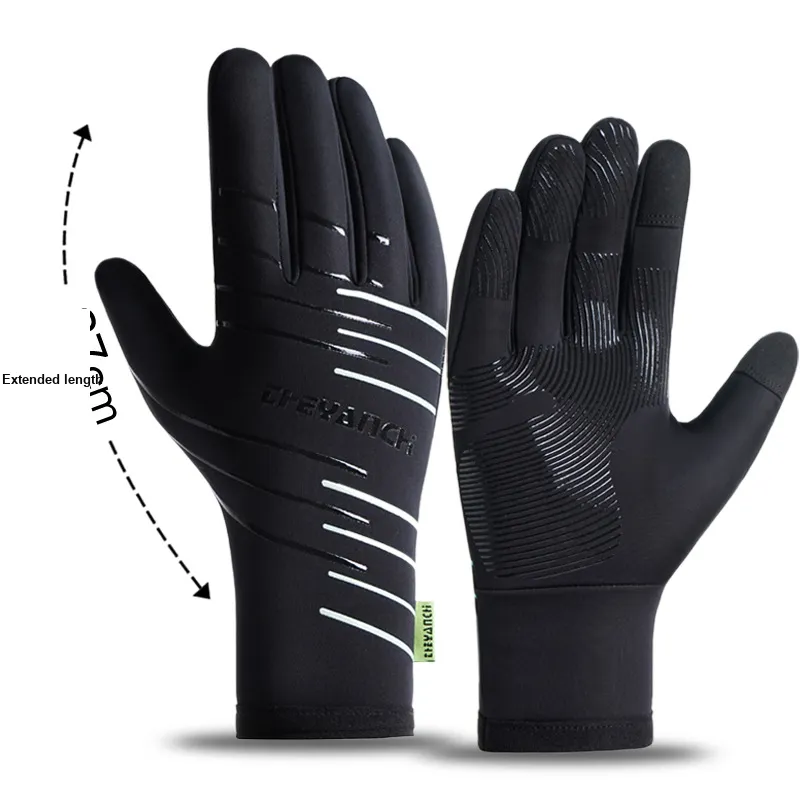 AAJF O Ring Fleece Dive Cloth Conductive Fiber Gloves Unisex-1