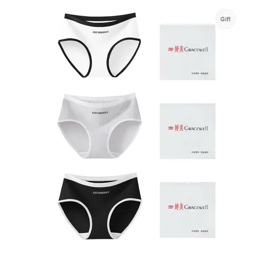 GRACEWELL Underpants Women's Shopping Bag 3 Pack