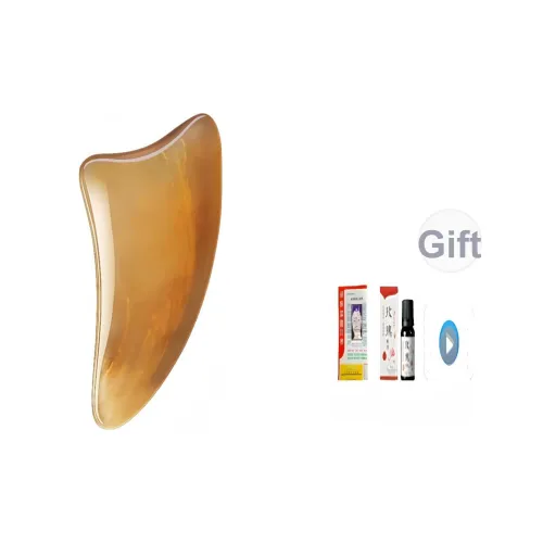 SHUJIAREN Корова Horn Скраб для лица Gua Sha Инструмент Лицо Красота Утолщенный Новинка