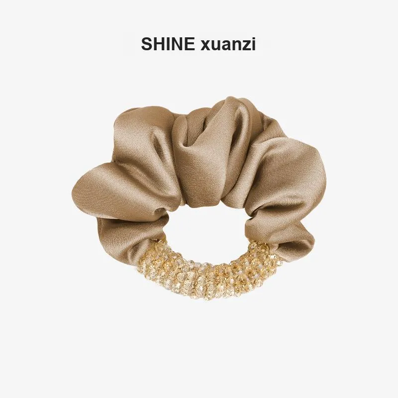 SHINE Polyester, Crystal Diamond Hair Tie Women's-7
