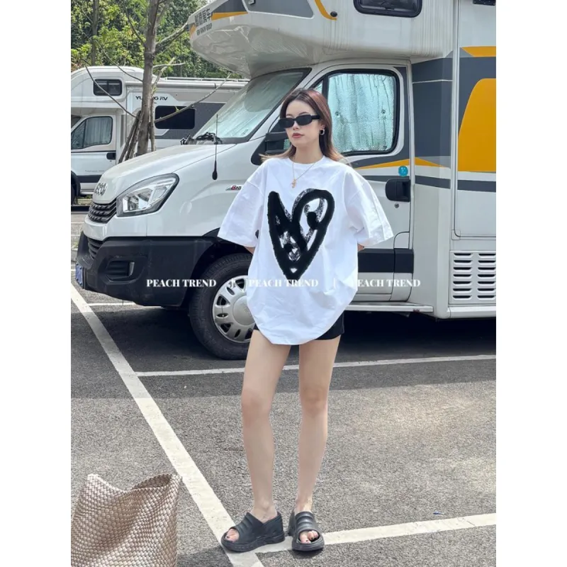DESSUU T Shirts Women's White-3
