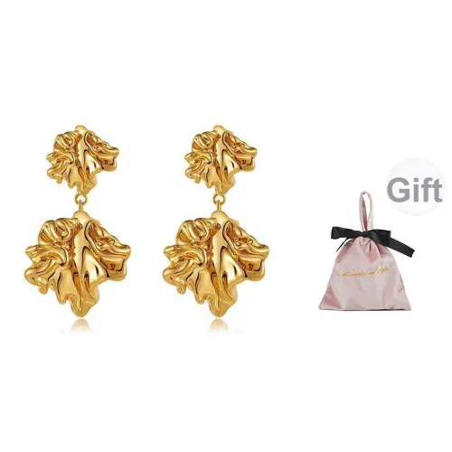 Wakfu Золото с покрытием медь 925 пробы серьги-булавки женские