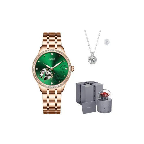 BEXEI Механический Movement Женские часы 34 мм Зеленые