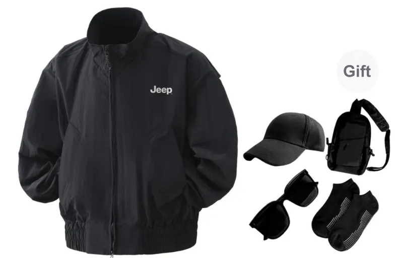 Jeep Breathable Quick Dry UV Protection Sun Protection Clothing Unisex Comes With Set-12