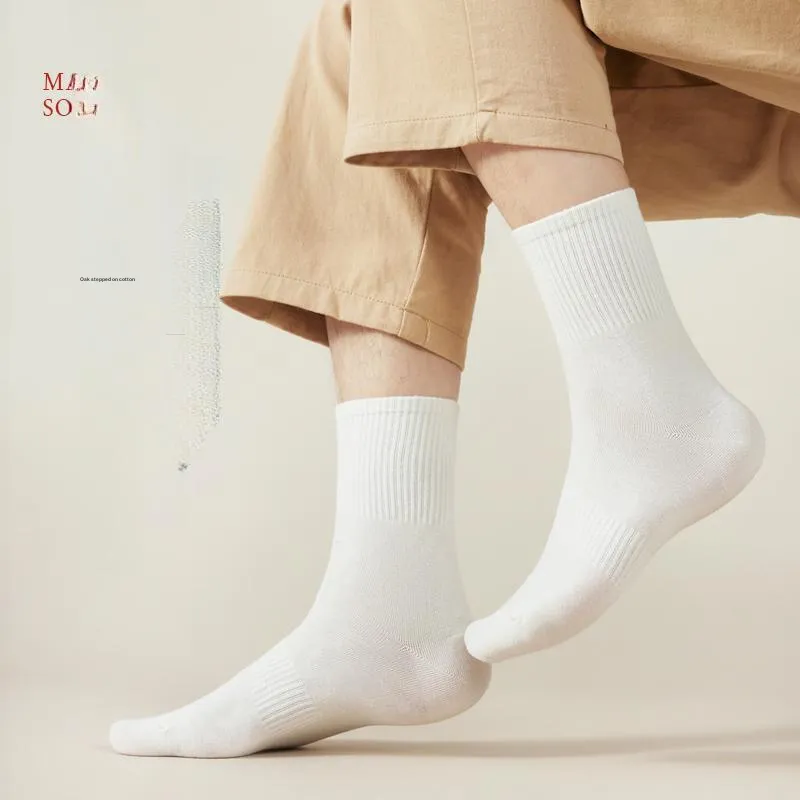MIIOW Mid Calf Socks Men's 7 Pack-3