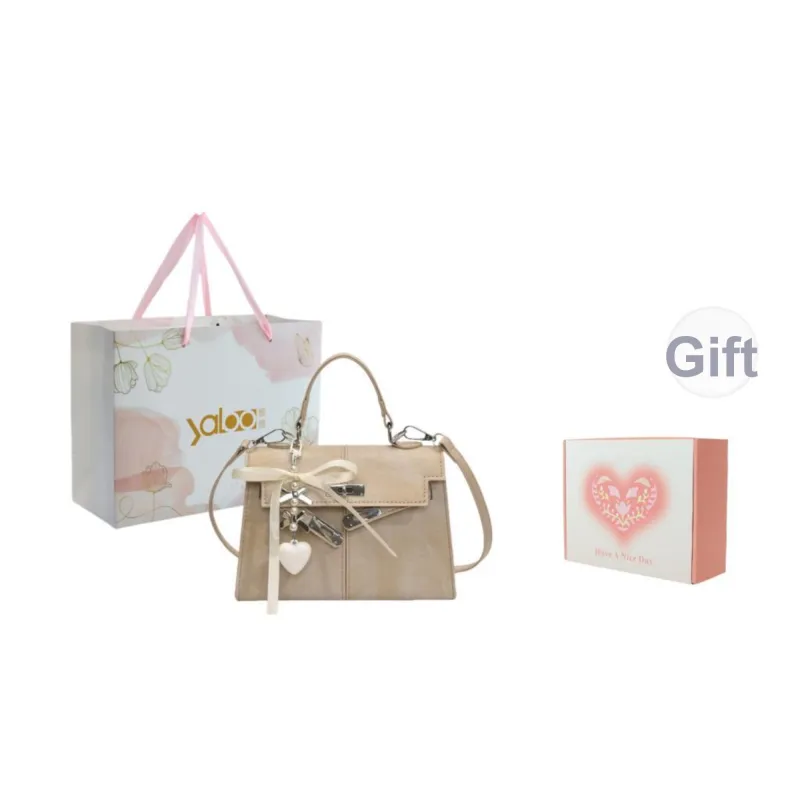 Yalu PU Shoulder Bag, Crossbody Bag, Handbag Unisex White/Black/Purple/Khaki/Blue/Pink-39