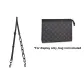 Black Leather Strap Adjustable 101-117cm