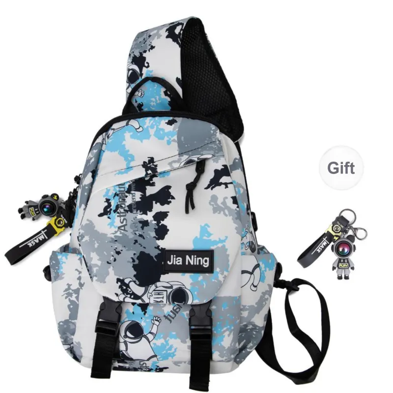TAKI Nylon Commute Versatile Shoulder Bag, Crossbody Bag Regular Unisex Black/Yellow/Blue/Green-11