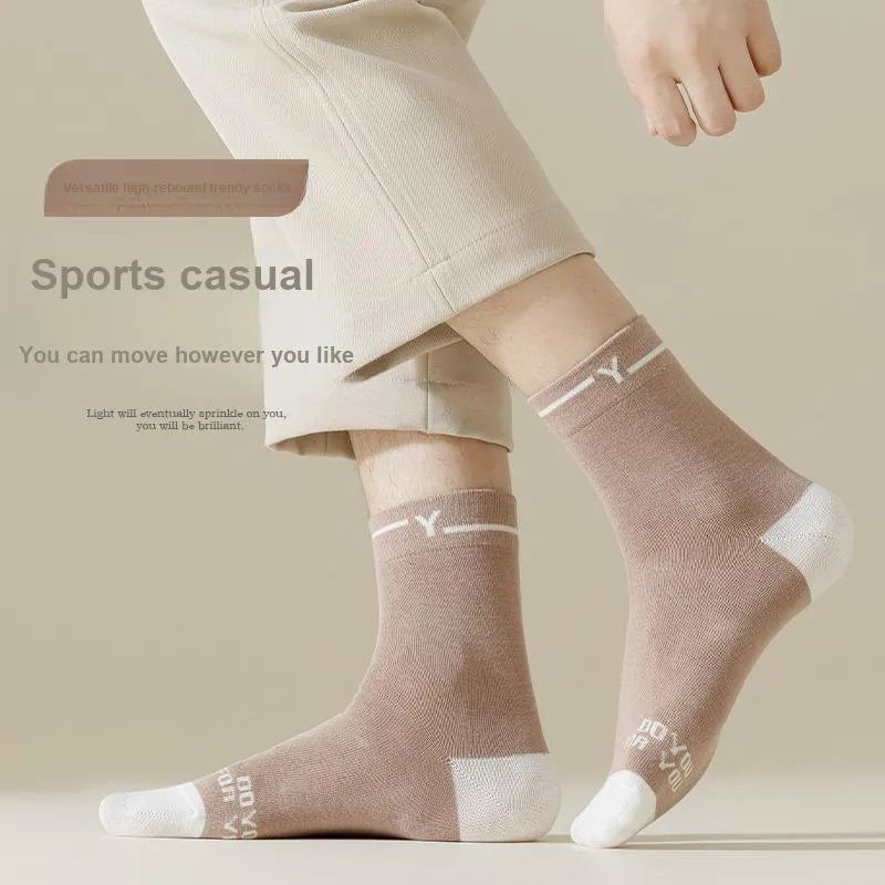Lan Miao Mid Calf Socks Men 7 Pack-3