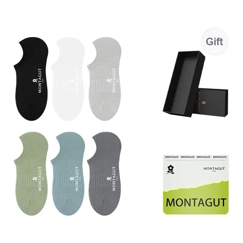 Montagut No Show Socks Men's Gift Box Combination-75