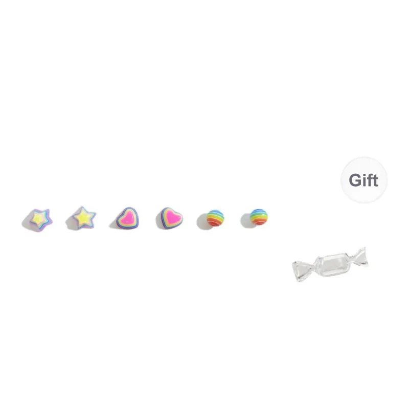 SHEEHHYY Alloy Stud Earrings Unisex-0
