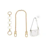 (Gold-Tone) White Moon Extender Chain+Decorative Chain 40cm