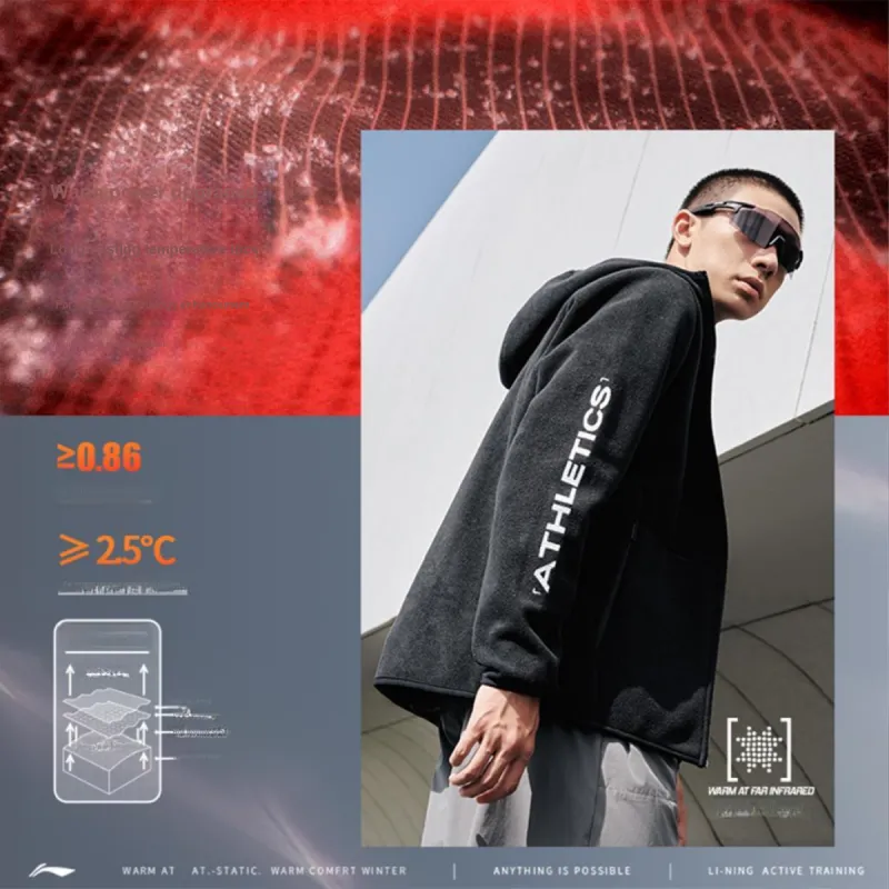 LiNing Fitness Series Jacket Men's Black-5