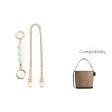 [Direct Gold Set]Pearl 13.5CM+Decorative Chain 45CM[No Color Difference]