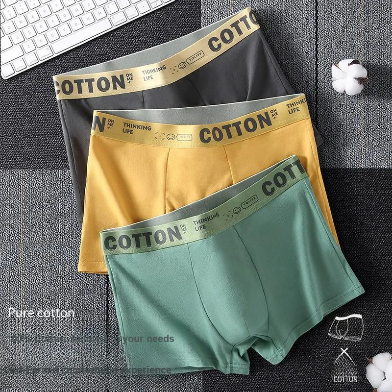 Qiao Ni Tong Underpants Men's 3 Pack-4