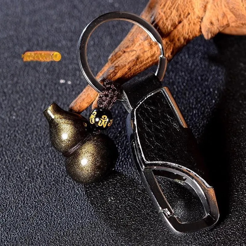 ZHIZUO Natural Obsidian Pendants Unisex-3