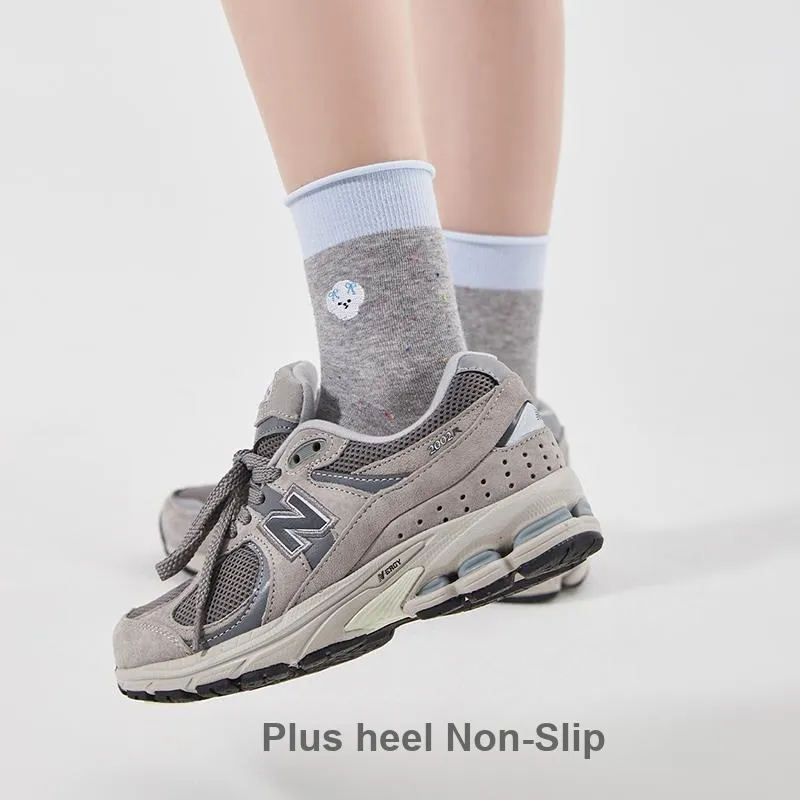 JIAZINI Mid Calf Socks Women's 3 Pack-22