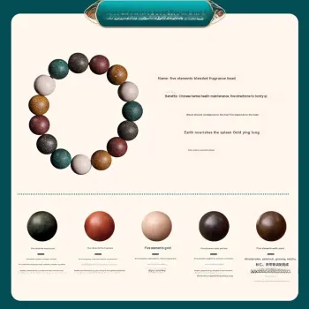 XIBAOCHUNHUA Blended Fragrance Bead Bracelets Unisex
