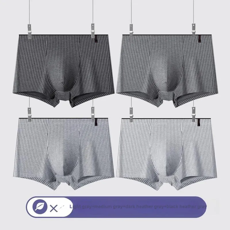 H YXIANG Underpants Men's 4 Pack-1