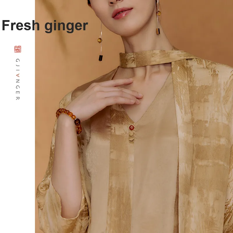 Ginger Shirt Women's Light Ginger Yellow-1